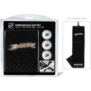 Team Golf NHL Gift Set Embroidered Golf Towel, 3 Golf Balls, and 14 Golf Tees 2-3/4" Regulation, Tri-Fold Towel 16" x 22" & 100% Cotton in Kuwait