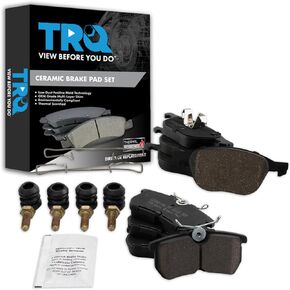 TRQ Brake Pads Compatible with 2005-2007 Ford Focus