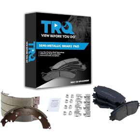 وسائد فرامل TRQ متوافقة مع 2008-2014 Scion xD 2009-2015 Toyota Corolla