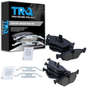 TRQ Brake Pads Compatible with 1995-2002 BMW