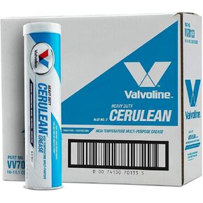 Valvoline Cerulean #2 Heavy Duty (HD) Grease 14.1 OZ Cartridge, Case of 10