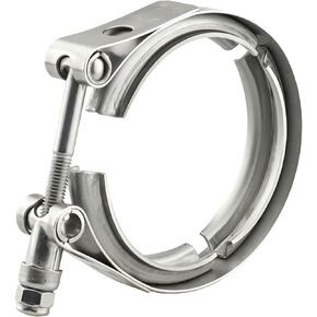 RITUIPIO 3 Inch v Band Clamp Exhaust Clamp 304 Stainless Steel v Band Downpipe With No Flange For Exhaust Flange Kit(1pcs)