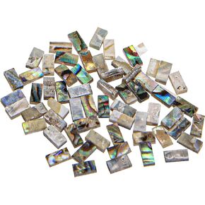 60Pcs Yootones Guitar Shell Binding Strips Compatible with Guitar Mandolin Ukulele 1.5 x 2 x 4mm