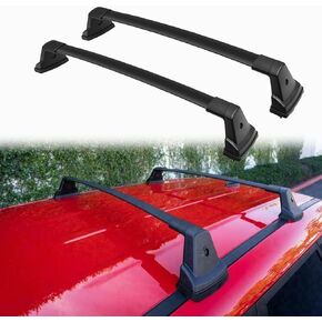ANTS PART Roof Rack Cross Bars for 2020-2024 KIA Soul Cross Rails Luggage Carrier Cargo Bar Black