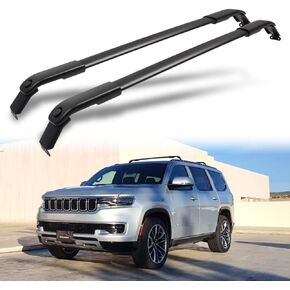Roof Rack Cross Bars Fit for Jeep Wagoneer/Grand Wagoneer/Wagoneer L/Grand Wagoneer L 2022 2023 2024 Black Crossbars Luggage Carrier Bars for Bike Kayak Cargo Bar