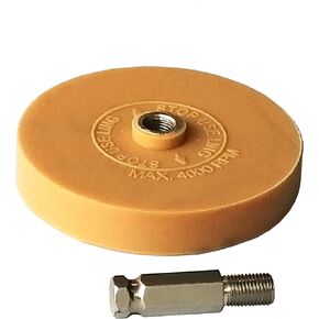 ZERINT HT-571 Decal Eraser Wheel Dia. 3 1/2" (88 mm) with Adapter