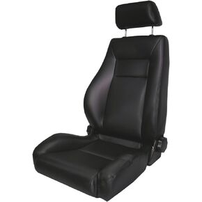 Rugged Ridge | Ultra Seat, Front, Reclinable, Black Denim | 13404.15 | Fits 1976-2002 Jeep CJ & Wrangler YJ/TJ