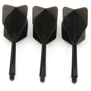 SPYMINNPOO 3 Pcs Dart Shaft and Flights, ABS Integrated Transparent Darts Shaft &Flight Combo Standard Flights Anti Break