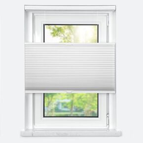 Cordless Top Down Bottom Up Cellular Shades,Blackout Honeycomb Blinds Fabric Window Shades Grey(100% Blackout),36"x72"