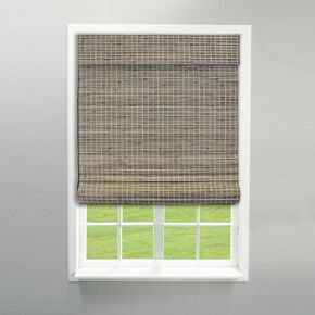 Radiance 2208854E Cordless Bamboo Roman Shade, 30" W x 64" L, Driftwood