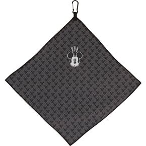 Team Effort 15" x 15" Grey Microfiber Towel Disney Mickey Mouse Surprised