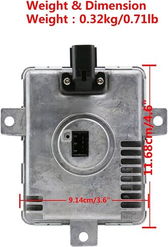 Xenon Headlight Ballast Control Unit Module with Fast Startup Safe Stability for 2002-2005 Acura TL 2004-2005 Acura TSX 2004-2006 Mazda 3 Replace W3T10471 X6T02981 in Saudi Arabia
