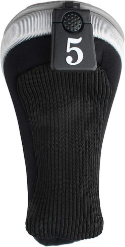 Andux 4pcs/Set Golf 460cc Driver Wood Club Head Covers Long Neck with Interchangeable No. Tags in Saudi Arabia