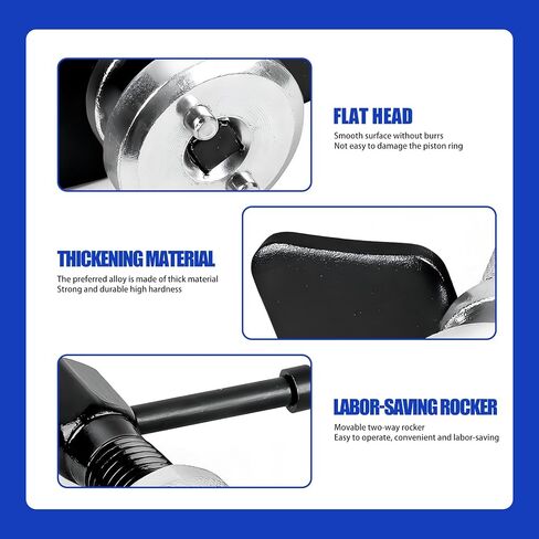 1 PC Car Brake Caliper Compression Tool, Hex Head Metal Vehicle Disc Brake Caliper Piston Replacement, Universal High-Precision Automotive Brake Adjustment Accessories (Silver & Black) in Saudi Arabia