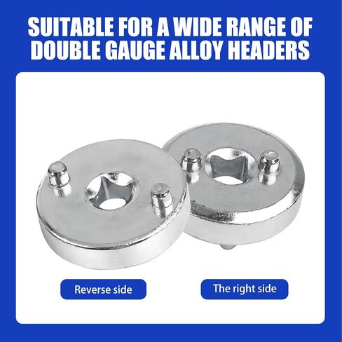 1 PC Car Brake Caliper Compression Tool, Hex Head Metal Vehicle Disc Brake Caliper Piston Replacement, Universal High-Precision Automotive Brake Adjustment Accessories (Silver & Black) in Saudi Arabia