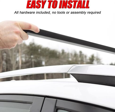 Max Loading 220LB Heavy Duty Aluminum Roof Rack Cross Bar Compatible with 2015-2020 GMC Yukon & Yukon XL, Chevrolet Suburban & Tahoe, Cadillac Escalade & Escalade ESV Heavy Duty Roof Rails Crossbar in Saudi Arabia