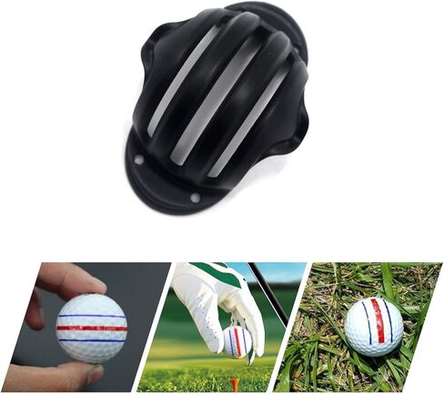 مجموعة محاذاة خط كرة الجولف، أداة استنسل لعلامة كرة الجولف ثلاثية المسار من أجل محاذاة وتحديد أفضل، ملحقات الجولف مع اثنين من شاربي ميني لوضع مثالي in Kuwait