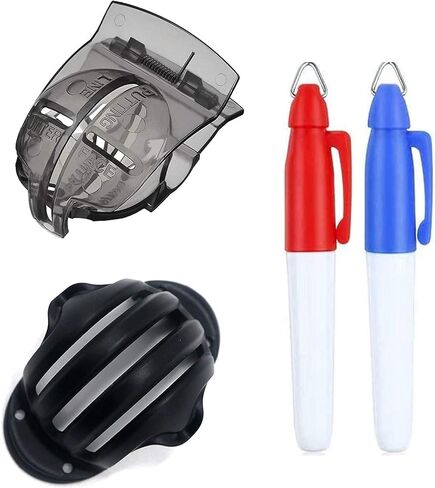 مجموعة محاذاة خط كرة الجولف، أداة استنسل لعلامة كرة الجولف ثلاثية المسار من أجل محاذاة وتحديد أفضل، ملحقات الجولف مع اثنين من شاربي ميني لوضع مثالي in Kuwait