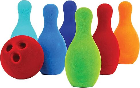 Rubbabu Bowling Set - 7 Pieces - 18 Months & up in Saudi Arabia