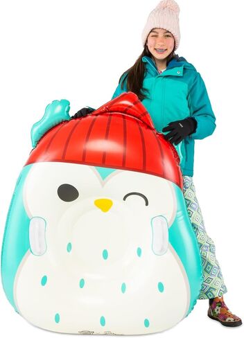 أنبوب الثلج BigMouth x Squishmallow، زلاجة قابلة للنفخ للأطفال والكبار، مقاس كبير in Kuwait