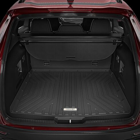 OEDRO Cargo Mat Compatible for 2015-2024 Ford Edge, Custom Fit All Weather Protection Black Cargo Trunk Liner Floor Mats in Saudi Arabia