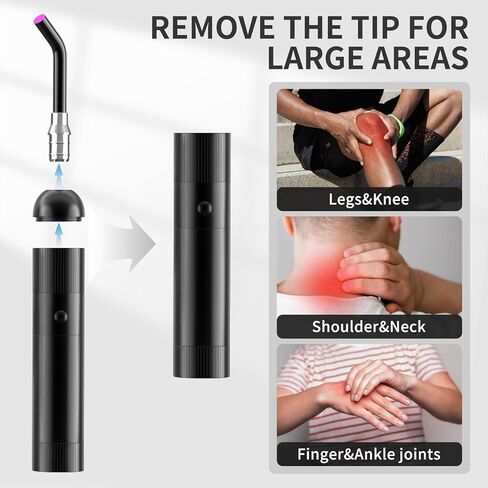 Red Light Therapy Device, Cold Sore Canker Sore Treatment for Lips, Handheld Infrared Light Therapy for Mouth Sore Relief, Nose Ear Knee Hands Joint Muscle Nerve Pain Relief 3-in-1 Device in Kuwait