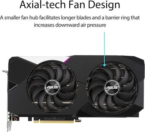 Asus Dual GeForce RTX™ 3060 White OC Edition 8GB GDDR6 (PCIe 4.0, 8GB GDDR6, HDMI 2.1, DisplayPort 1.4a) in Saudi Arabia