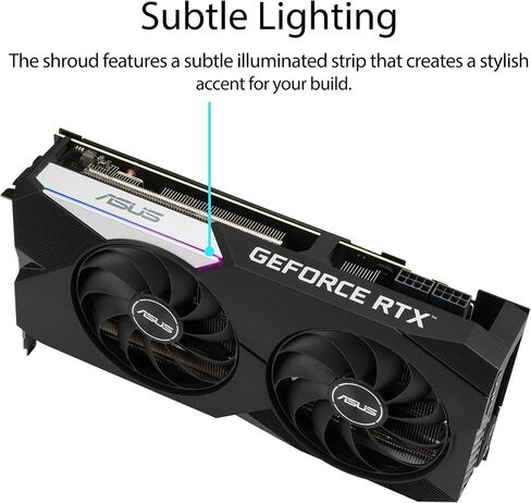 Asus Dual GeForce RTX™ 3060 White OC Edition 8GB GDDR6 (PCIe 4.0, 8GB GDDR6, HDMI 2.1, DisplayPort 1.4a) in Saudi Arabia