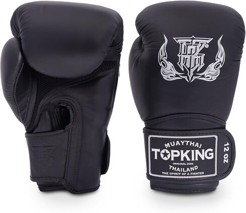 Top King Super Air Breathable Leather Gloves Muay Thai Boxing Gloves for Training or Sparring - 8oz, 10oz, 12oz, 14oz, 16oz in Kuwait