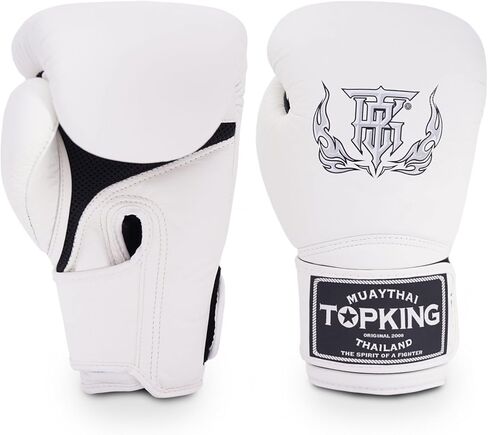 Top King Super Air Breathable Leather Gloves Muay Thai Boxing Gloves for Training or Sparring - 8oz, 10oz, 12oz, 14oz, 16oz in Kuwait