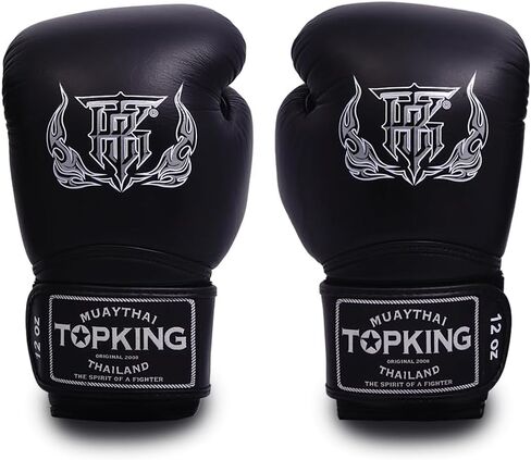Top King Super Air Breathable Leather Gloves Muay Thai Boxing Gloves for Training or Sparring - 8oz, 10oz, 12oz, 14oz, 16oz in Kuwait