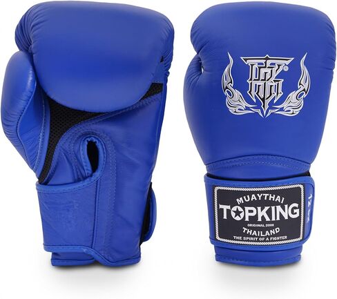 Top King Super Air Breathable Leather Gloves Muay Thai Boxing Gloves for Training or Sparring - 8oz, 10oz, 12oz, 14oz, 16oz in Kuwait