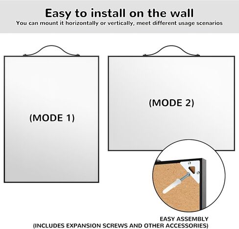 لوح مسح جاف صغير، 16 بوصة × 12 بوصة لوحة بيضاء صغيرة محمولة بإطار من الألومنيوم، لوحة مغناطيسية للجدار، لوحة مسح جافة مغناطيسية مع حامل، للقيام بقائمة لوحة بيضاء للمكتب، المنزل، المطبخ، المدرسة، الأطفال in Kuwait