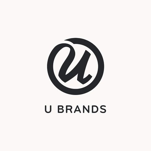 لوحة المسح الجاف للتقويم الشهري والألوان المائية Contempo من U Brands، مقاس 27.94 سم × 35.56 سم in Kuwait