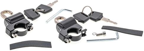 New Universal Motorcycle Helmet Lock Anti-Theft Motorcycle Helmet Lock Aluminum Alloy Locks (2 Set) in Saudi Arabia