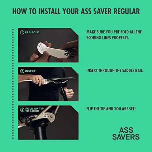 ZEITBIKE Ass Savers Bicycle Fender | Generation 4 - Regular | Rear/Saddle Mudguard with Flip Tip Attachment System in Saudi Arabia