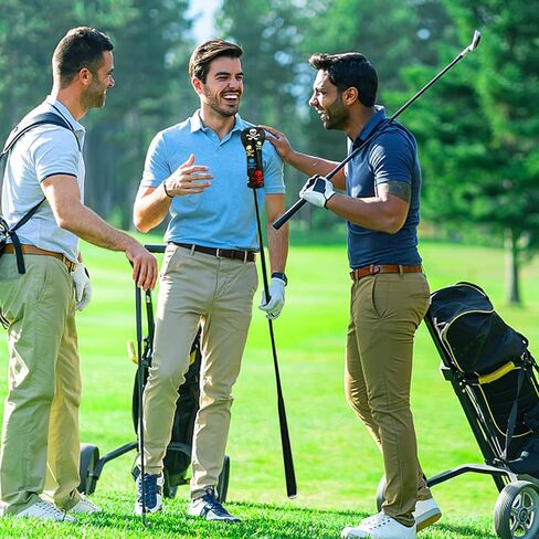 أغطية رأس نادي الجولف لسائقي Fairway Woods Hybrids، مجموعة أغطية رأس جولف جلدية 4 قطع مع أنماط جمجمة مطرزة وأرقام 1 3 5 H، أغطية رأس نادي الجولف للرجال والنساء (أسود) in Kuwait