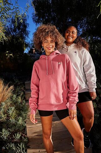 Champion Women's Hoodie, Reverse Weave Oversized Hoodie, Heavyweight Fleece Sweatshirt for Women in Kuwait