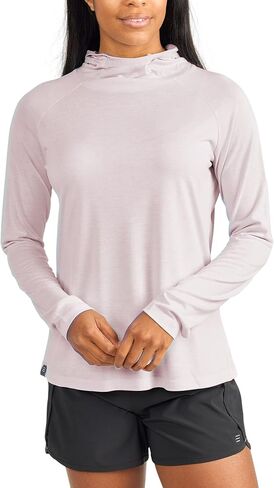 Free Fly Women's Bamboo Lightweight Hoodie - Quick Dry, Breathable Performance Outdoor Shirt with Sun Protection - UPF 40+ in Saudi Arabia