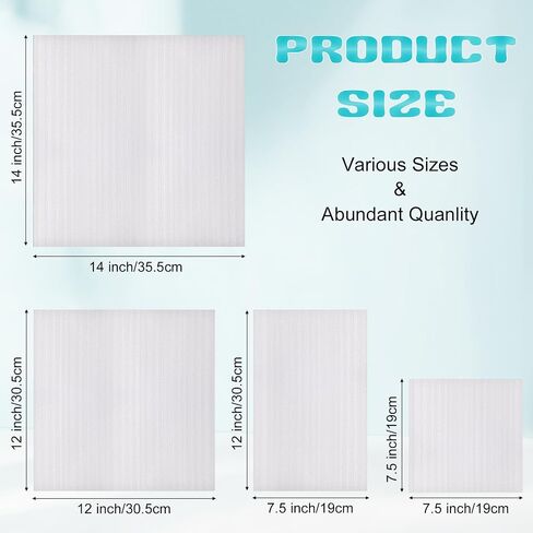 400 Pcs Cushion Foam Pouches 4 Sizes For Dish Packing Shipping and Packing Supplies for Moving Foam Sheets Packing Moving Shipping, 14 x 14 Inch, 12 x 12 Inch, 12 x 7.5 Inch, 7.5 x 7.5 Inch in Saudi Arabia