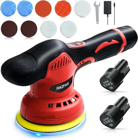 أداة تلميع لاسلكية، مجموعة تلميع عازلة السيارة اللاسلكية مع بطاريتين، أداة تلميع عازلة لتفاصيل السيارة، Pulidora de Autos PGJ-1 in Kuwait