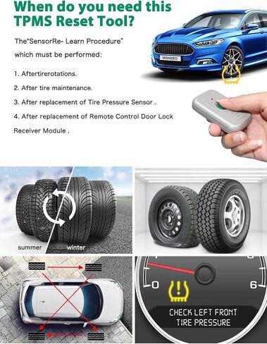 TPMS إعادة تعيين أداة مراقبة ضغط الإطارات الاستشعار برنامج القطار استبدال أداة للسيارات F150 الهروب التركيز موستانج إكسبيديشن إكسبلورر لينكولن نافيجيتور ميركوري مونتيري مارينر استبدال TPMS19 in Saudi Arabia