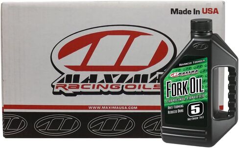 Maxima Racing Oils 54901-2PK Fork Oil Standard Hydraulic 5w 1L Bottle, 2-Pack in Saudi Arabia