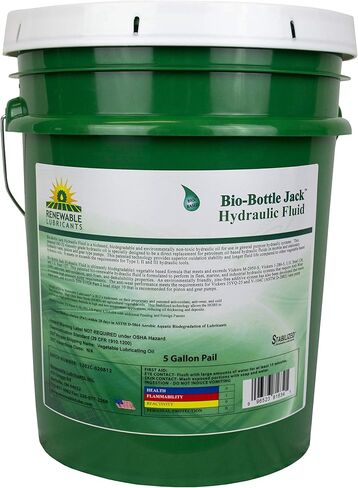 81633 Bio-Bottle Jack ISO 32 Hydraulic Lubricant, 1 Gallon Jug yellow in Saudi Arabia