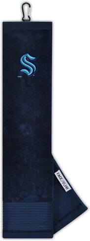 Team Effort Seattle Kraken Face/Club Tri-Fold Embroidered Towel in Saudi Arabia