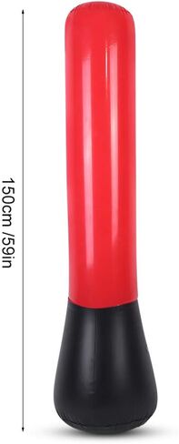 Inflatable Punching Bag, Standing Home Inflatable Punching Tower Bag Boxing Training Pump Fitness Tool for Adult/Kids Relieving Pressure Body Building (Height : 59.06") in Saudi Arabia