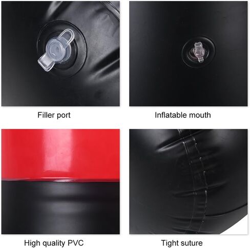 Inflatable Punching Bag, Standing Home Inflatable Punching Tower Bag Boxing Training Pump Fitness Tool for Adult/Kids Relieving Pressure Body Building (Height : 59.06") in Saudi Arabia