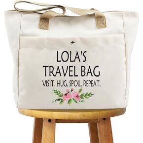 WCGXKO Mother’s Day Gift Grandma Birthday Gift Mother’s Day Merchandise Tote Bag Travel Bag For Grandma