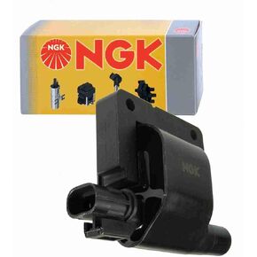 NGK Ignition Coil compatible with Nissan D21 2.4L 3.0L L4 V6 1990-1994