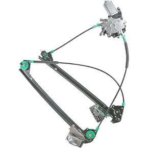 YHTAUTO Front Power Window Regulator Driver Side with 2-Pin Motor Assembly for Chevy Corvette 1997-2004 Convertible/Coupe/Hatchback